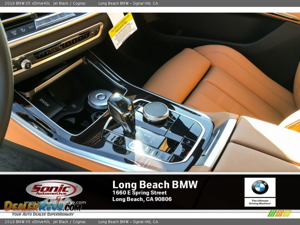 2019 BMW X5 xDrive40i Jet Black / Cognac Photo #7