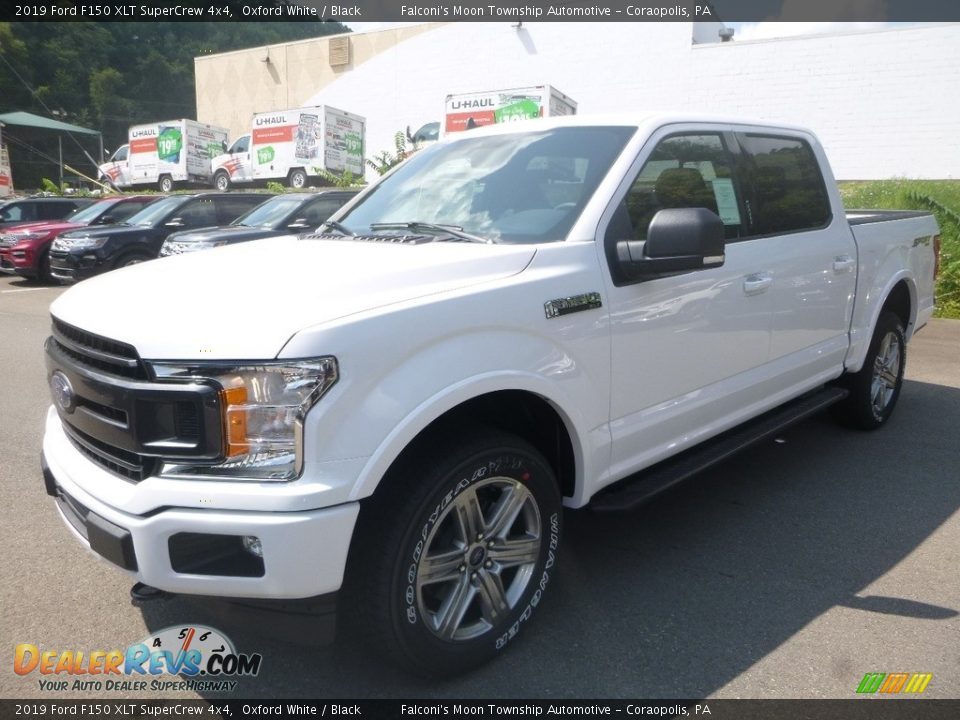 2019 Ford F150 XLT SuperCrew 4x4 Oxford White / Black Photo #5