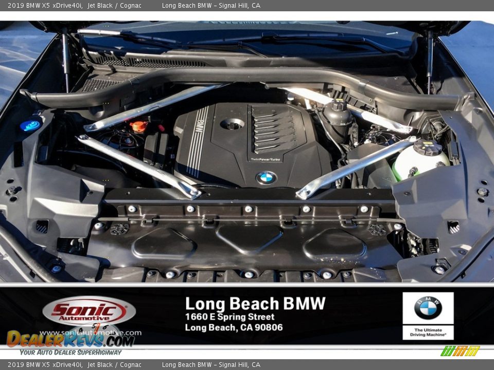 2019 BMW X5 xDrive40i Jet Black / Cognac Photo #8