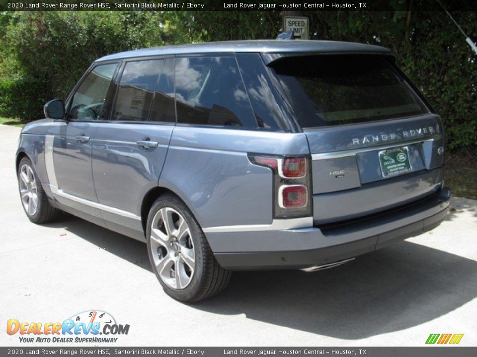 2020 Land Rover Range Rover HSE Santorini Black Metallic / Ebony Photo #12