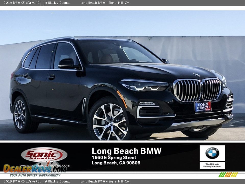 2019 BMW X5 xDrive40i Jet Black / Cognac Photo #10