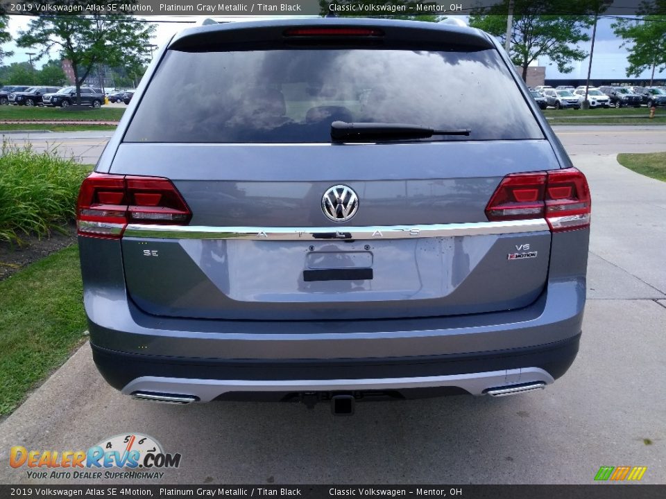 2019 Volkswagen Atlas SE 4Motion Platinum Gray Metallic / Titan Black Photo #5