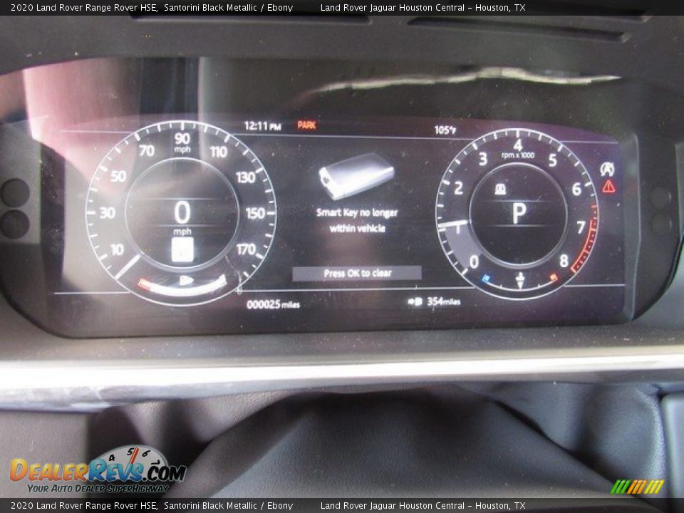 2020 Land Rover Range Rover HSE Santorini Black Metallic / Ebony Photo #32