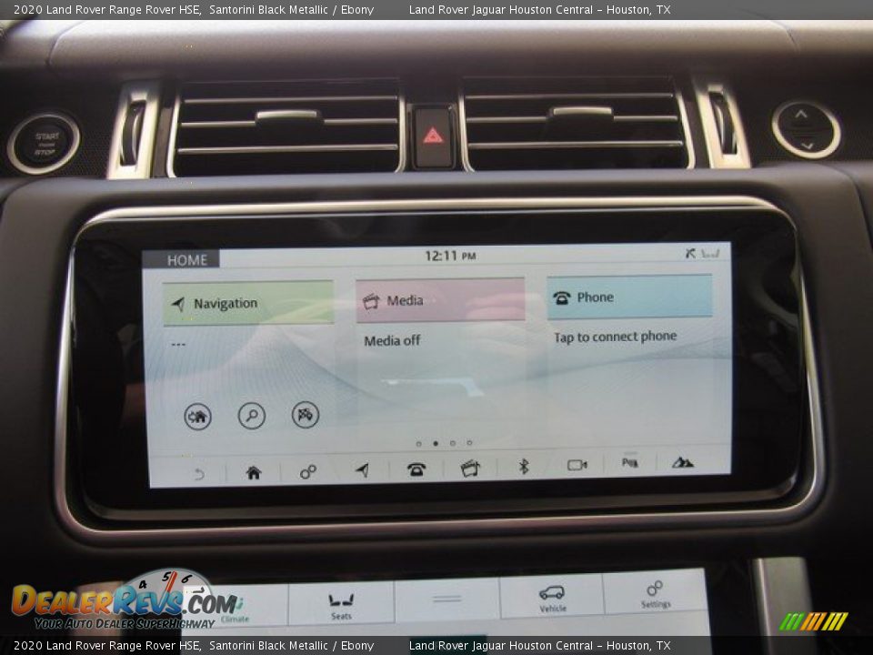 2020 Land Rover Range Rover HSE Santorini Black Metallic / Ebony Photo #33