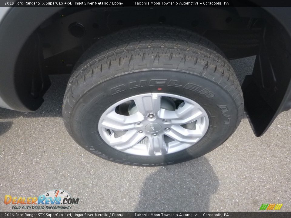 2019 Ford Ranger STX SuperCab 4x4 Ingot Silver Metallic / Ebony Photo #8