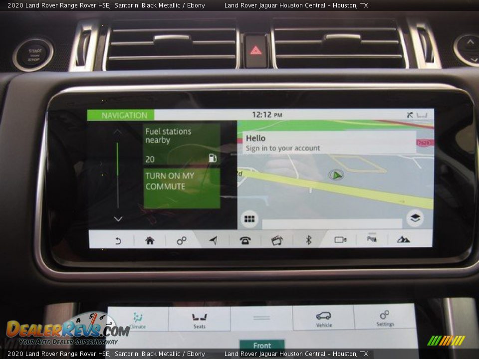 2020 Land Rover Range Rover HSE Santorini Black Metallic / Ebony Photo #36