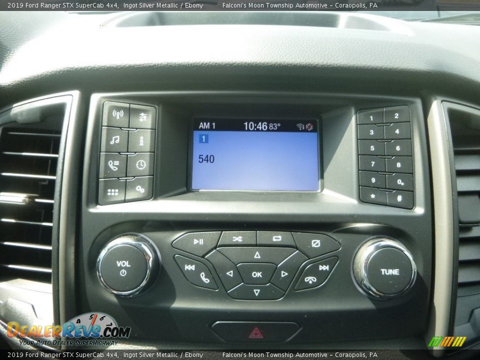 Controls of 2019 Ford Ranger STX SuperCab 4x4 Photo #14
