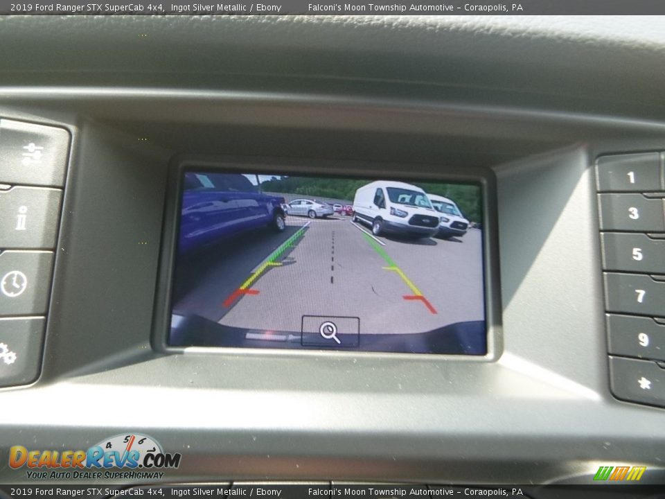 2019 Ford Ranger STX SuperCab 4x4 Ingot Silver Metallic / Ebony Photo #15