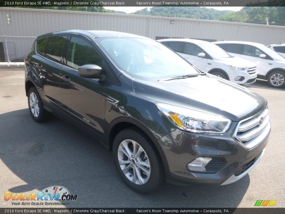 2019 Ford Escape SE 4WD Magnetic / Chromite Gray/Charcoal Black Photo #3