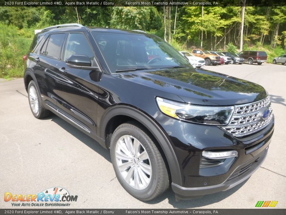 Front 3/4 View of 2020 Ford Explorer Limited 4WD Photo #3