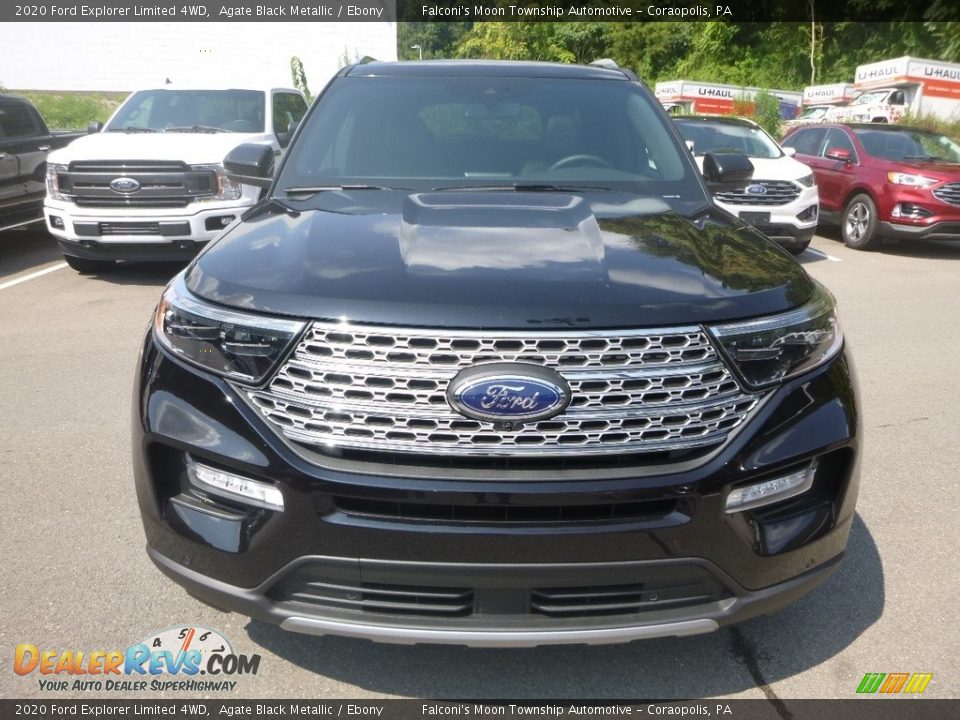 Agate Black Metallic 2020 Ford Explorer Limited 4WD Photo #4