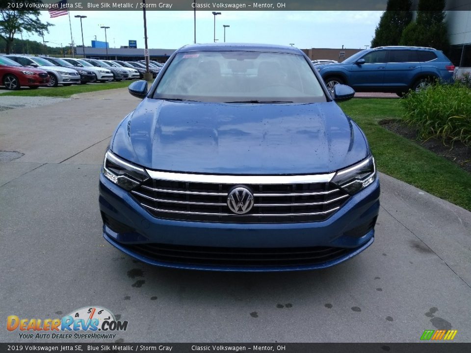 2019 Volkswagen Jetta SE Blue Silk Metallic / Storm Gray Photo #2