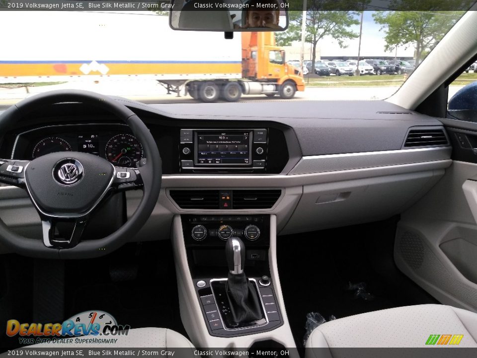 2019 Volkswagen Jetta SE Blue Silk Metallic / Storm Gray Photo #4