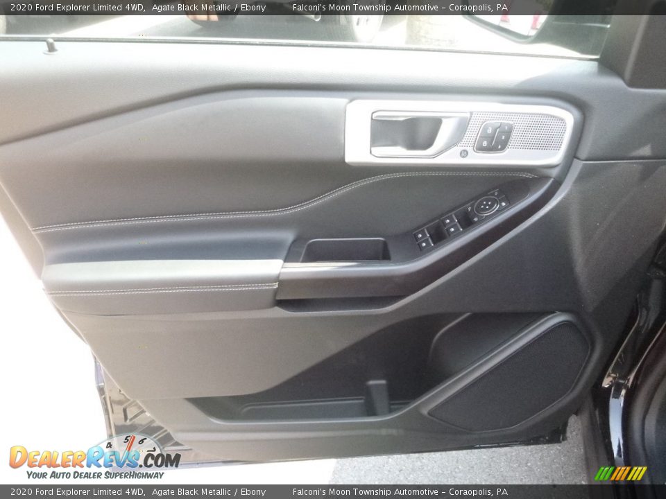 2020 Ford Explorer Limited 4WD Agate Black Metallic / Ebony Photo #11