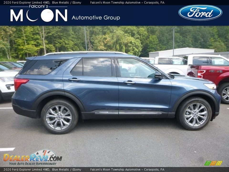 2020 Ford Explorer Limited 4WD Blue Metallic / Ebony Photo #1