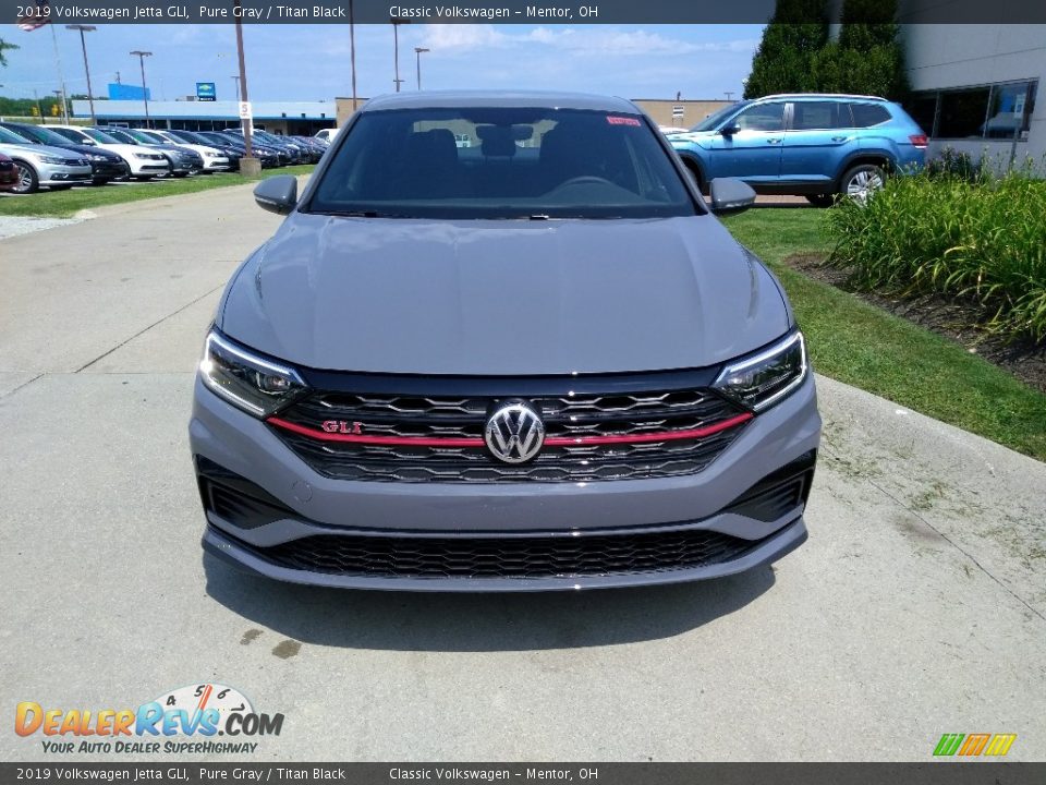 2019 Volkswagen Jetta GLI Pure Gray / Titan Black Photo #2