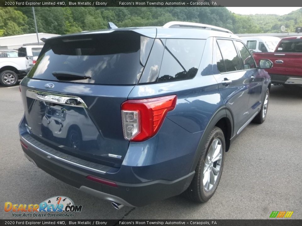 2020 Ford Explorer Limited 4WD Blue Metallic / Ebony Photo #2