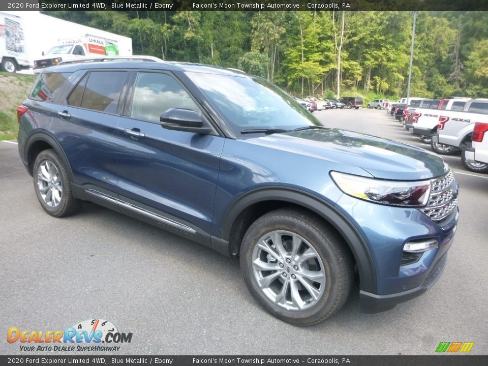 Front 3/4 View of 2020 Ford Explorer Limited 4WD Photo #3