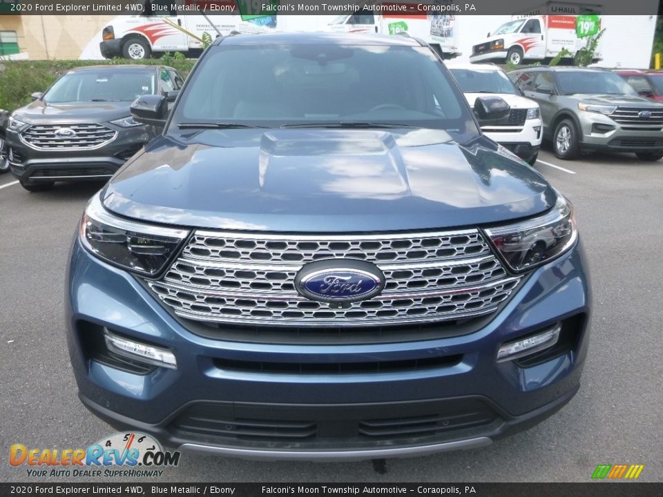 2020 Ford Explorer Limited 4WD Blue Metallic / Ebony Photo #4