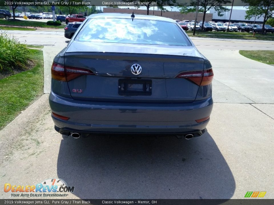 2019 Volkswagen Jetta GLI Pure Gray / Titan Black Photo #5