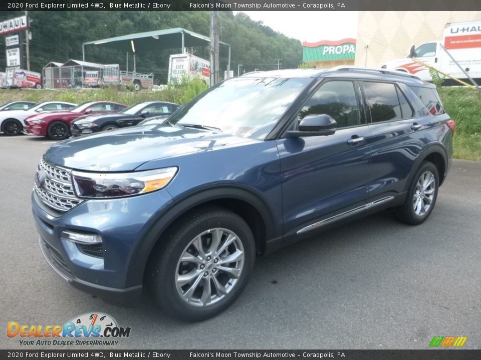 Blue Metallic 2020 Ford Explorer Limited 4WD Photo #5