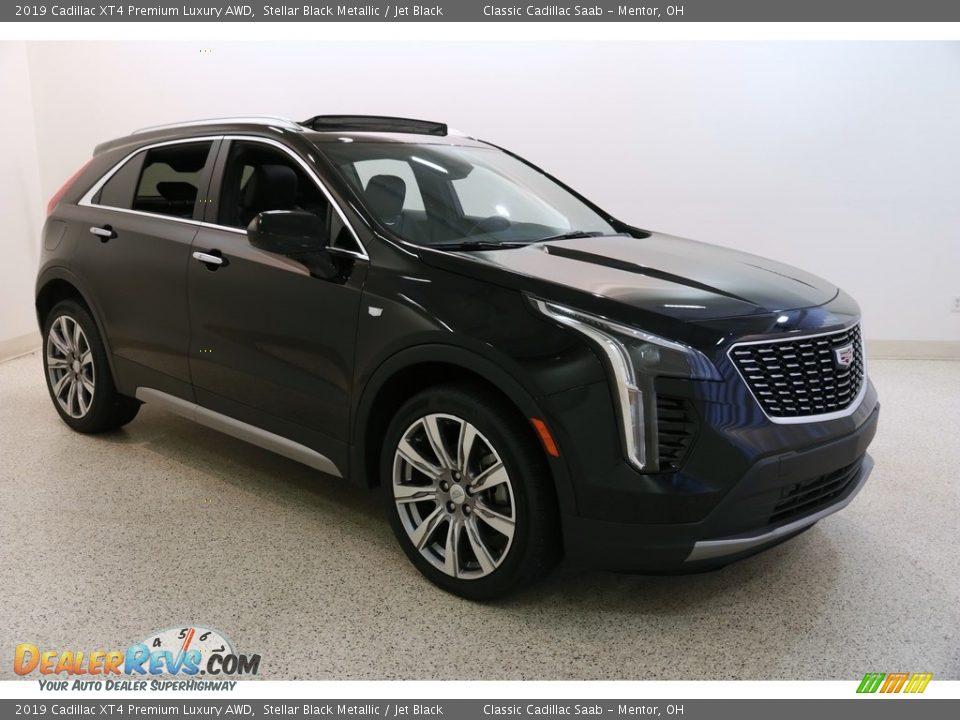 2019 Cadillac XT4 Premium Luxury AWD Stellar Black Metallic / Jet Black Photo #1