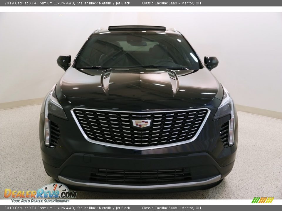 2019 Cadillac XT4 Premium Luxury AWD Stellar Black Metallic / Jet Black Photo #2
