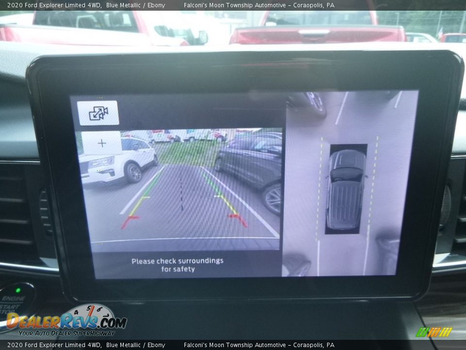 2020 Ford Explorer Limited 4WD Blue Metallic / Ebony Photo #14