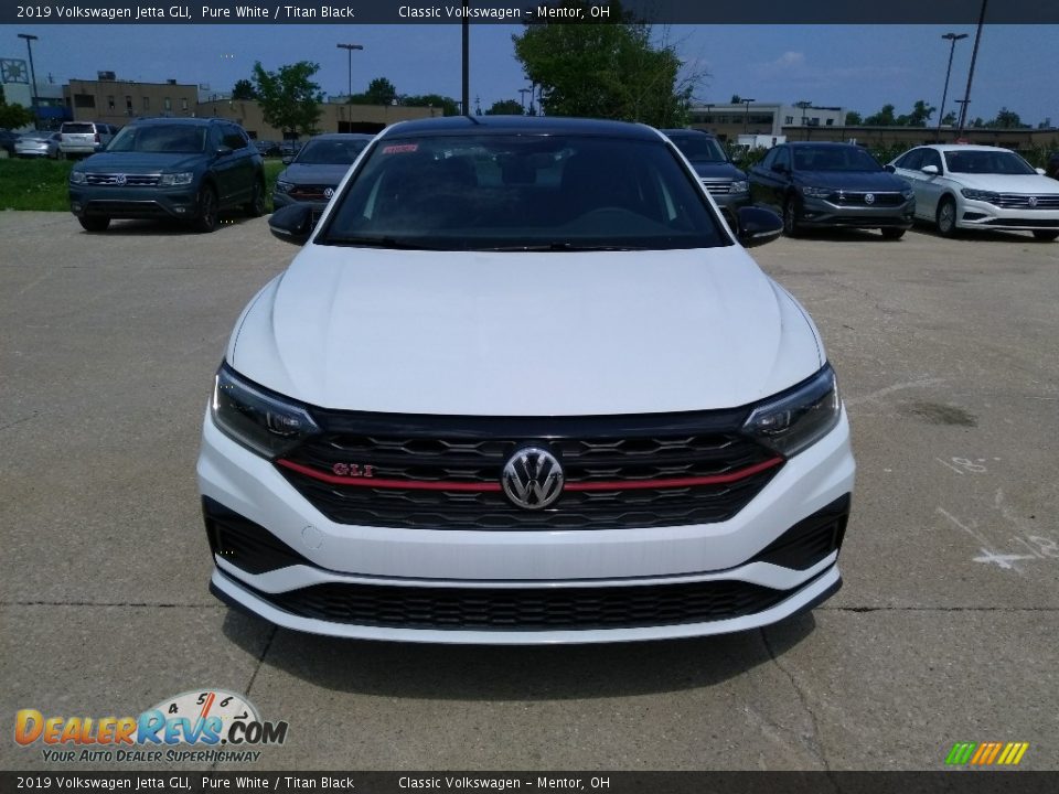 2019 Volkswagen Jetta GLI Pure White / Titan Black Photo #2