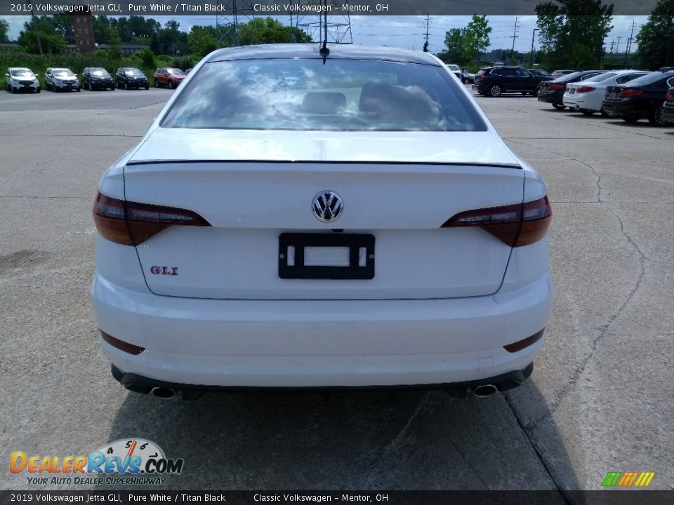 2019 Volkswagen Jetta GLI Pure White / Titan Black Photo #5