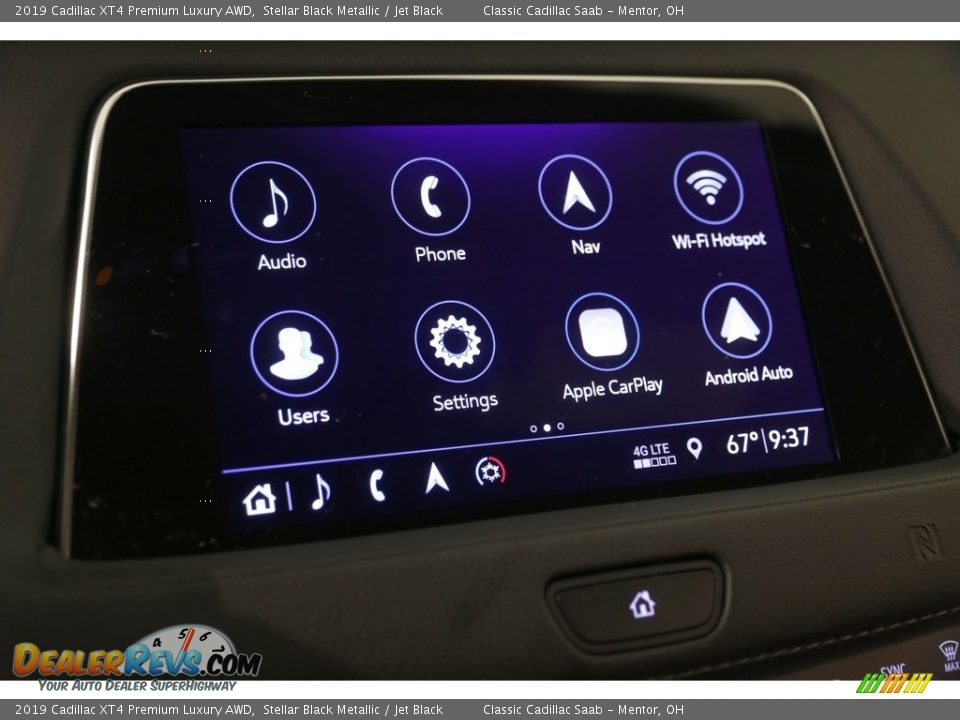 2019 Cadillac XT4 Premium Luxury AWD Stellar Black Metallic / Jet Black Photo #9