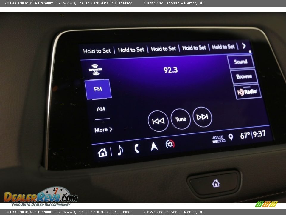 2019 Cadillac XT4 Premium Luxury AWD Stellar Black Metallic / Jet Black Photo #10