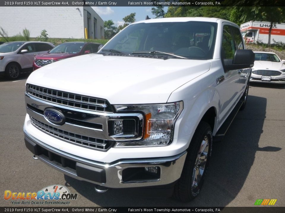 2019 Ford F150 XLT SuperCrew 4x4 Oxford White / Earth Gray Photo #5