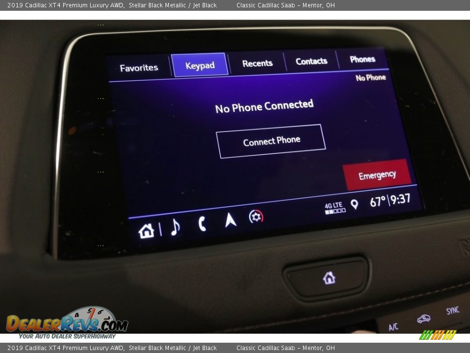 2019 Cadillac XT4 Premium Luxury AWD Stellar Black Metallic / Jet Black Photo #11