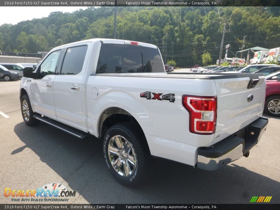 2019 Ford F150 XLT SuperCrew 4x4 Oxford White / Earth Gray Photo #6