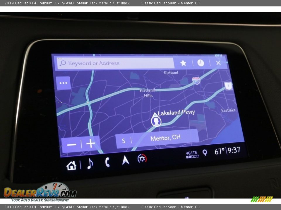 2019 Cadillac XT4 Premium Luxury AWD Stellar Black Metallic / Jet Black Photo #12