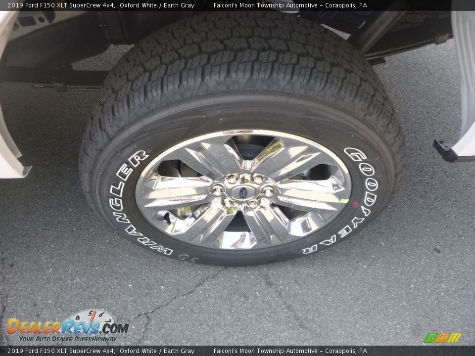 2019 Ford F150 XLT SuperCrew 4x4 Oxford White / Earth Gray Photo #7