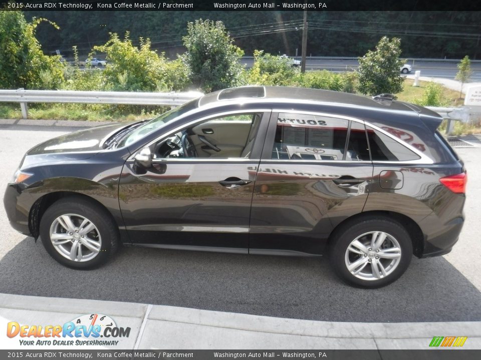2015 Acura RDX Technology Kona Coffee Metallic / Parchment Photo #7