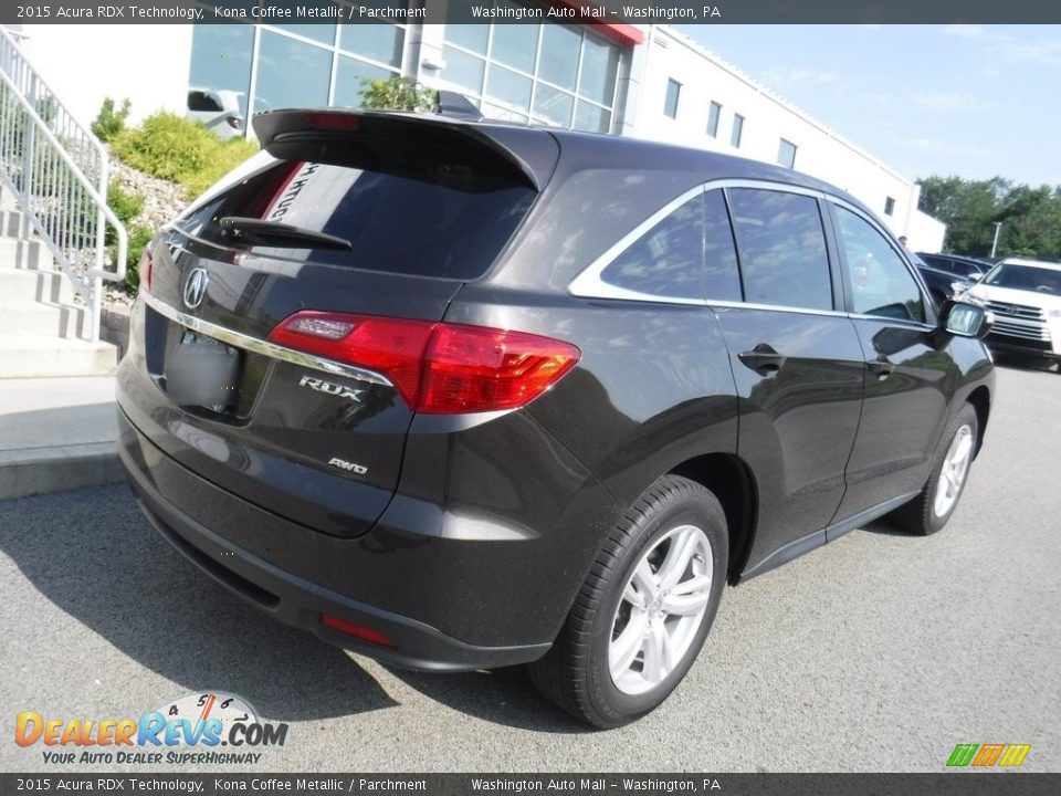 2015 Acura RDX Technology Kona Coffee Metallic / Parchment Photo #8
