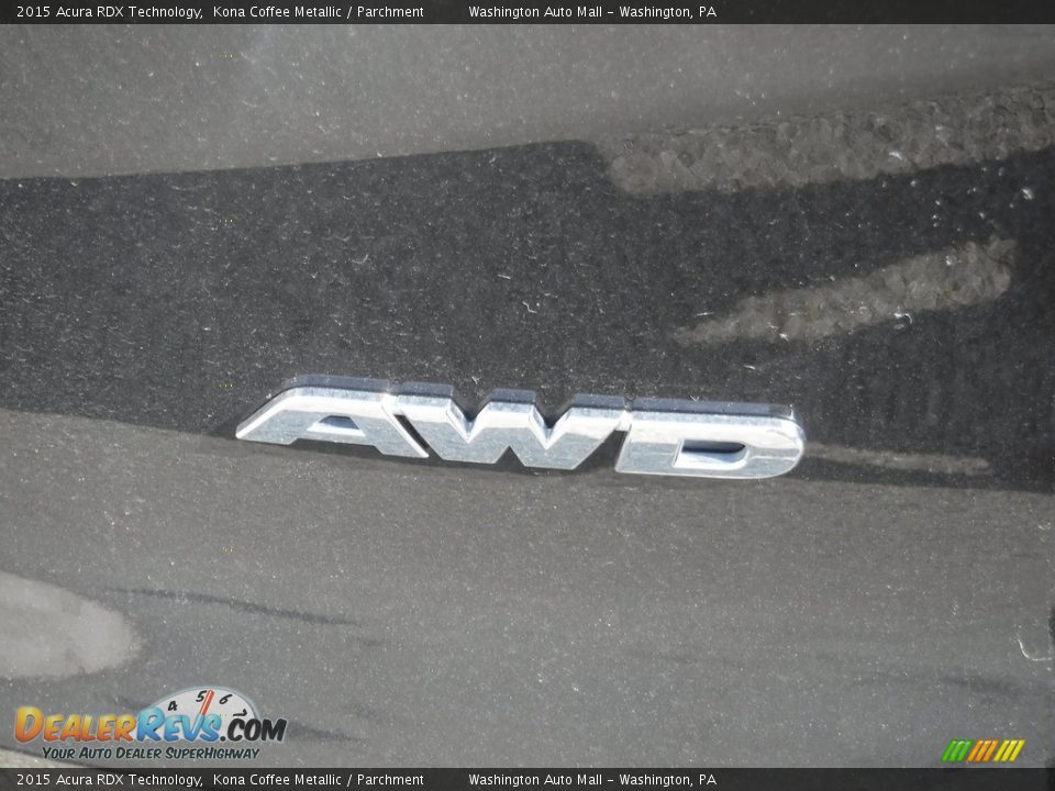 2015 Acura RDX Technology Kona Coffee Metallic / Parchment Photo #9