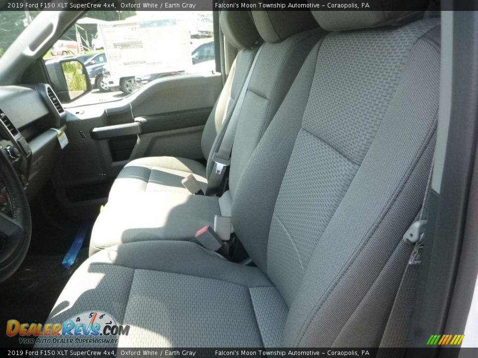 2019 Ford F150 XLT SuperCrew 4x4 Oxford White / Earth Gray Photo #10