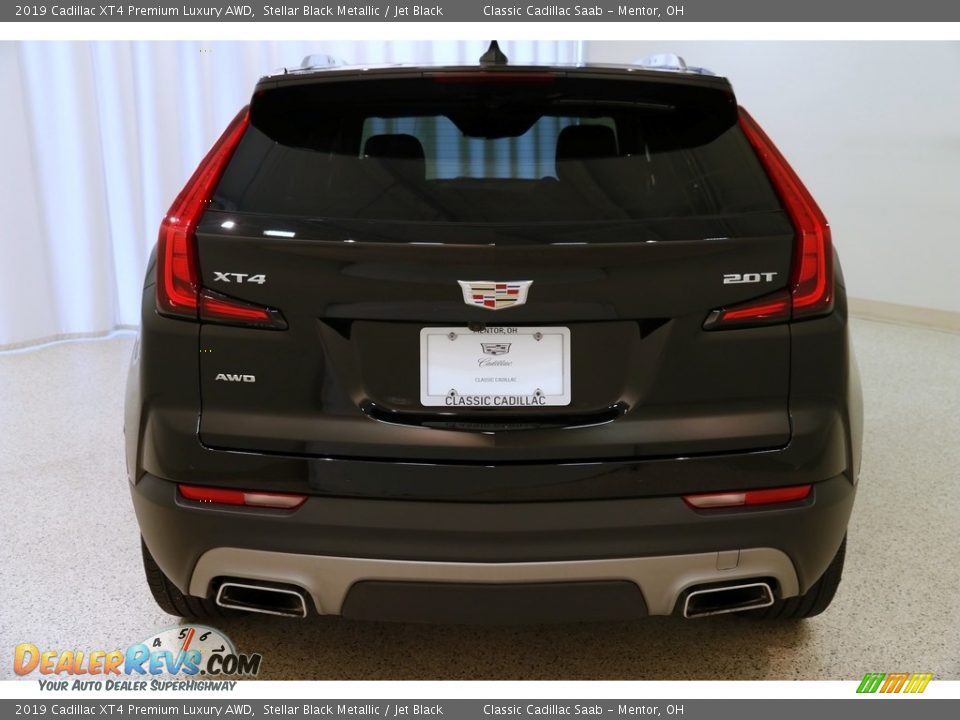 2019 Cadillac XT4 Premium Luxury AWD Stellar Black Metallic / Jet Black Photo #17