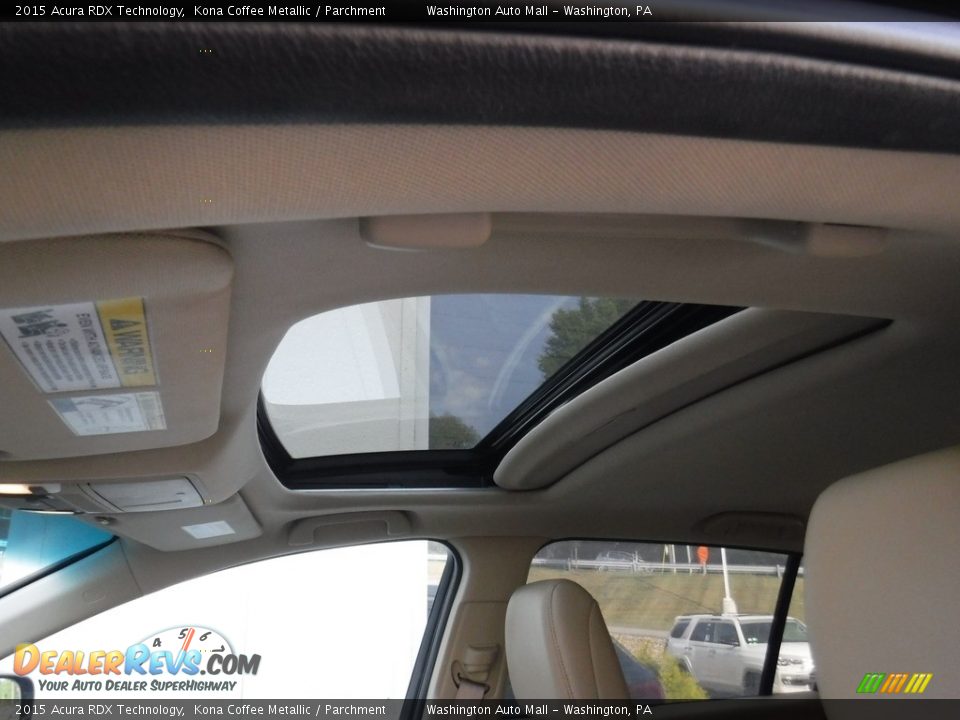 2015 Acura RDX Technology Kona Coffee Metallic / Parchment Photo #10