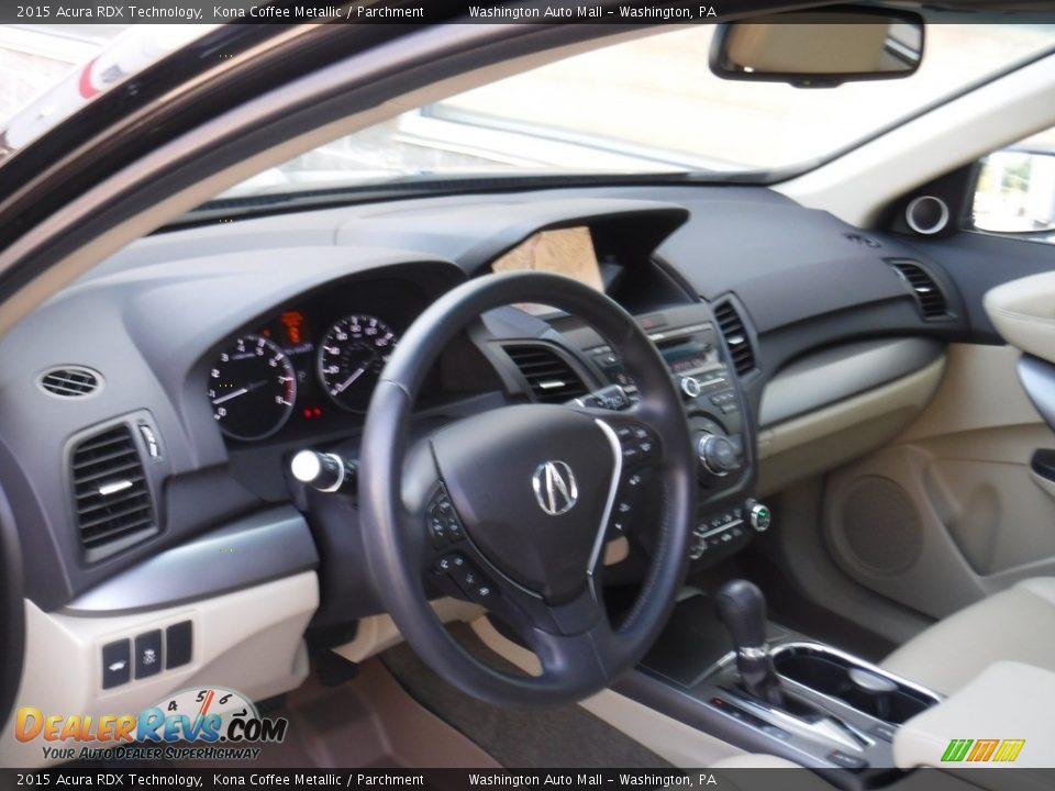 2015 Acura RDX Technology Kona Coffee Metallic / Parchment Photo #11