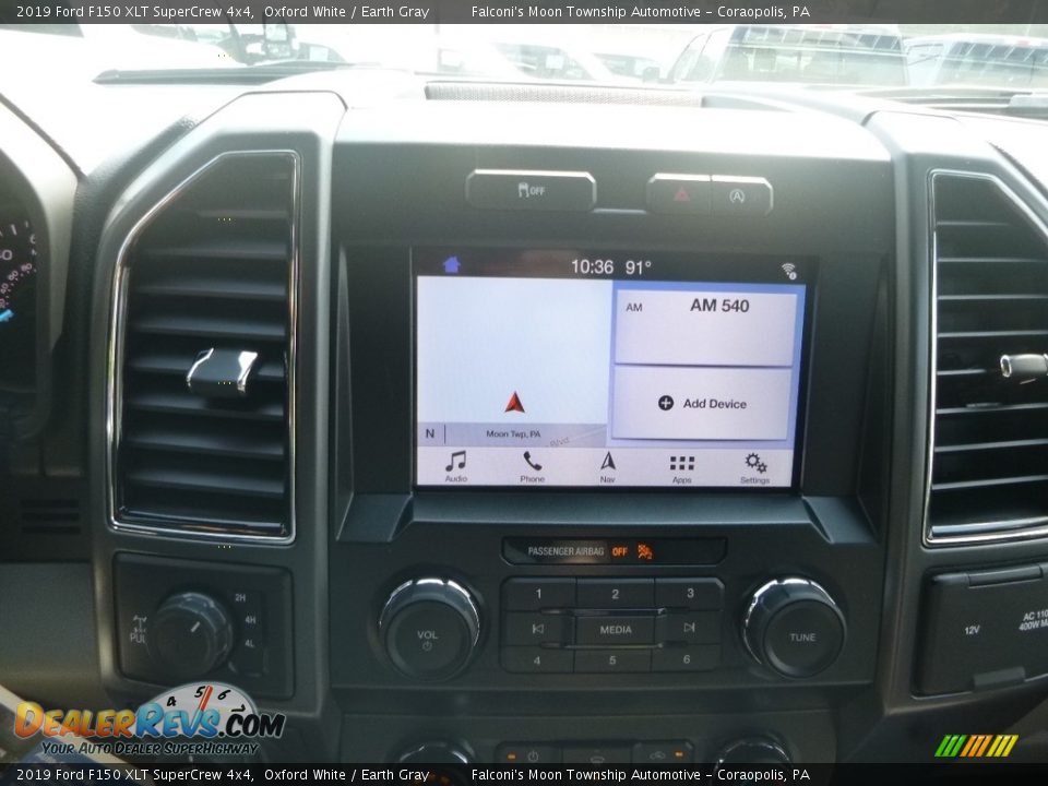 2019 Ford F150 XLT SuperCrew 4x4 Oxford White / Earth Gray Photo #13