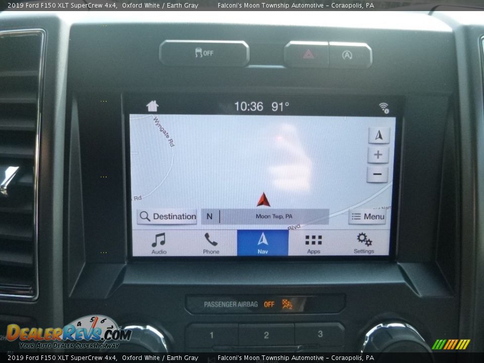 2019 Ford F150 XLT SuperCrew 4x4 Oxford White / Earth Gray Photo #14