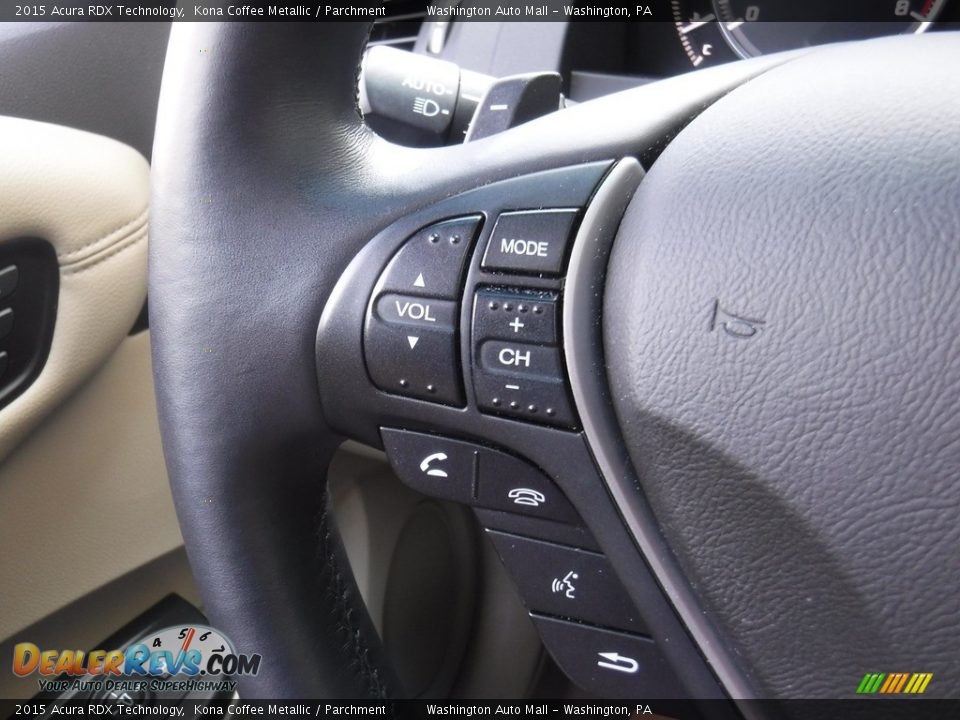 2015 Acura RDX Technology Kona Coffee Metallic / Parchment Photo #21