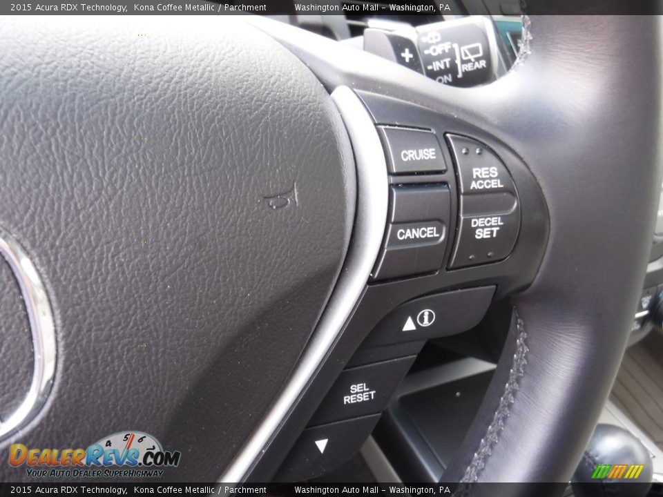 2015 Acura RDX Technology Kona Coffee Metallic / Parchment Photo #22