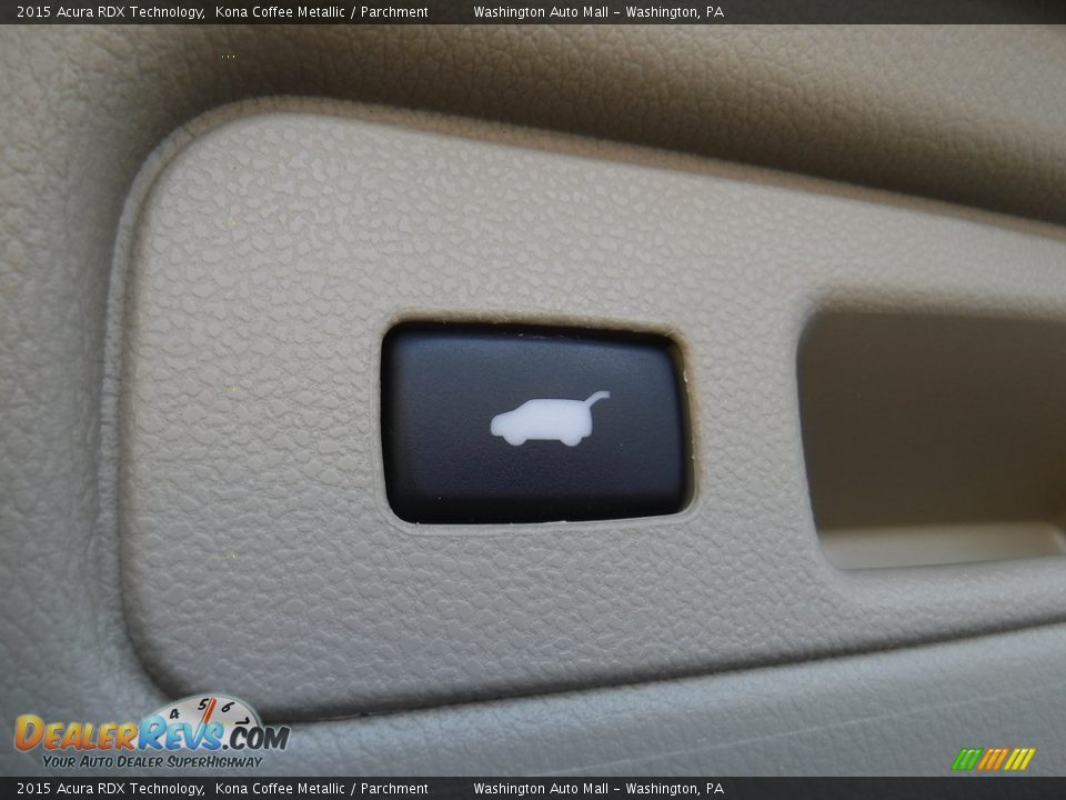 2015 Acura RDX Technology Kona Coffee Metallic / Parchment Photo #26