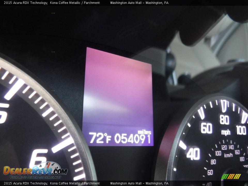 2015 Acura RDX Technology Kona Coffee Metallic / Parchment Photo #30